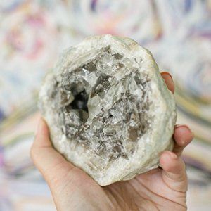 Geode Rock Decor Bakersfield Warm Gray
